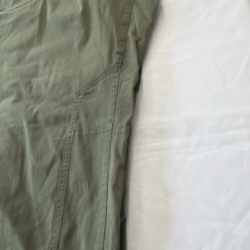 Sonoma Goods For Life Womens 22W Utility Pants Olive Green Mid Rise Straight Leg - Picture 5 of 11